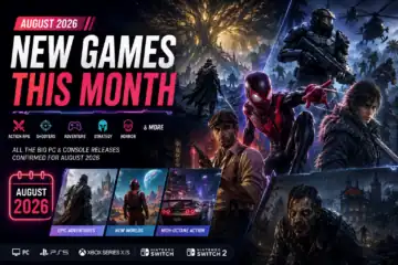 Upcoming PC and console game releases for August 2026.