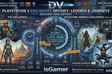 PlayStation 5 exclusive games and Odyssey journey overview.
