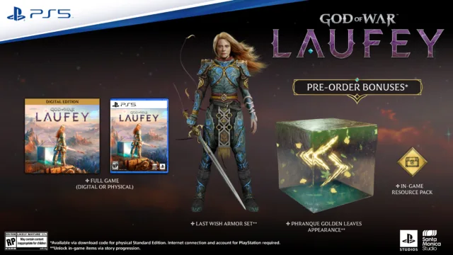 God of War Laufey artwork showing Faye with her serpent-shaped bow in the Everywhen