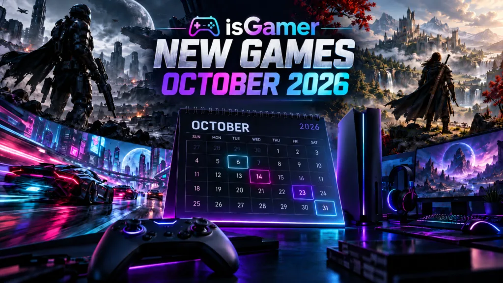 New games coming out in October 2026 across PC and consoles