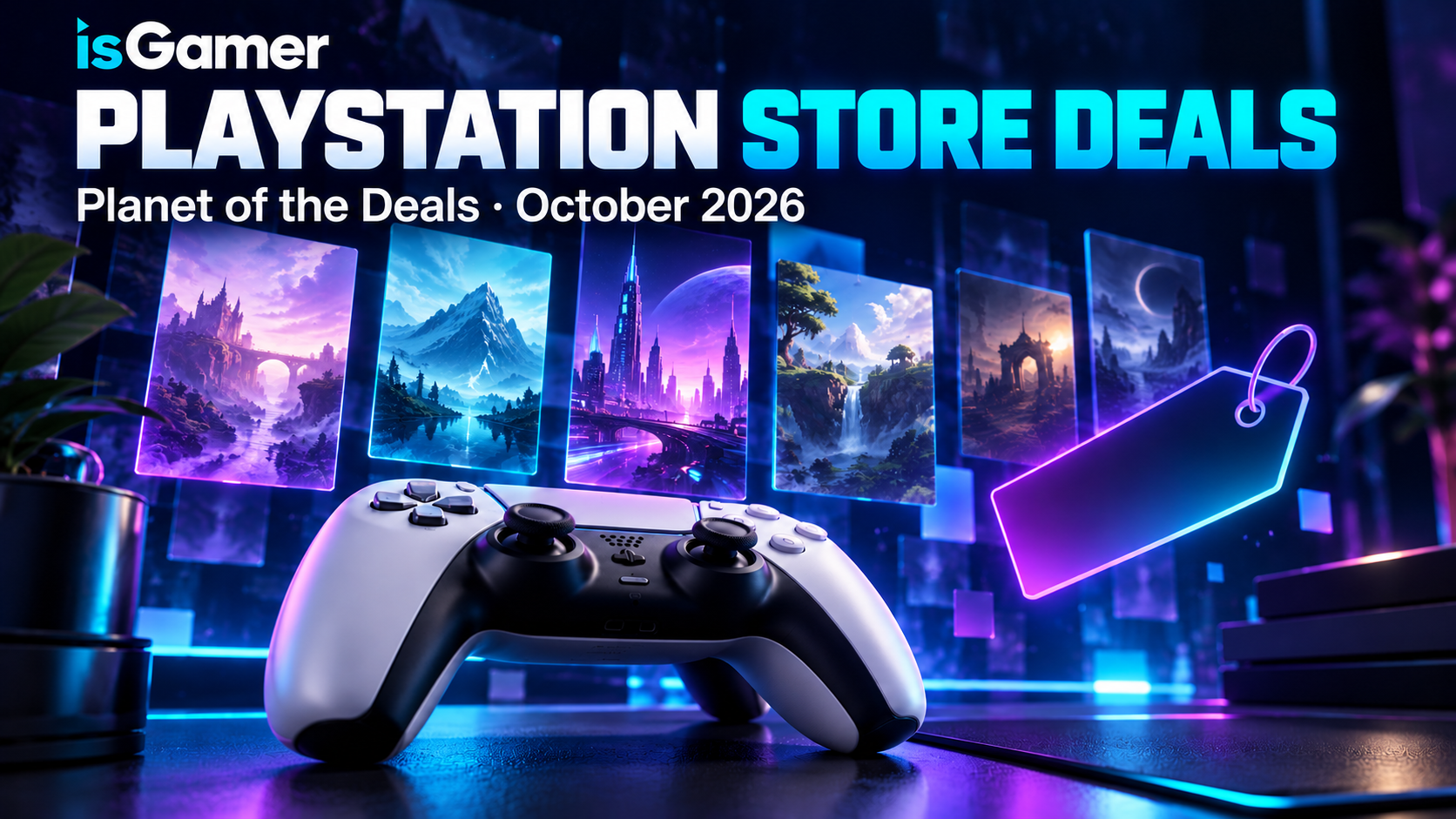 isGamer illustration of the October 2026 PlayStation Store Planet of the Deals promotion